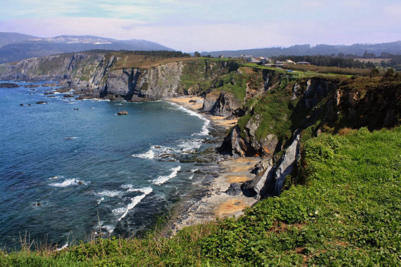 Costa de Carmariñias, playa de Trece