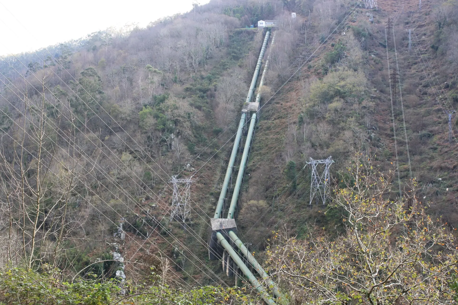 Embalses y centrales del Eume
