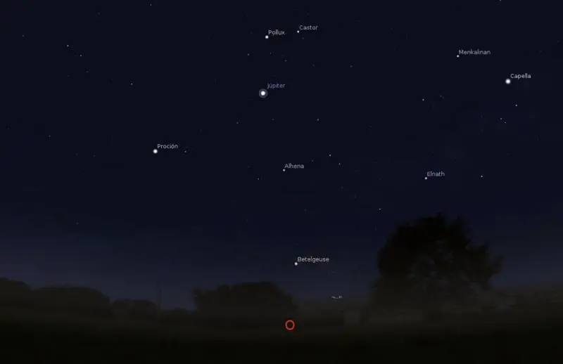 El cielo en diciembtre