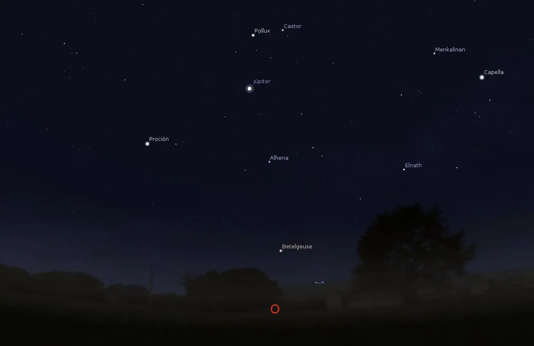 El cielo en diciembtre